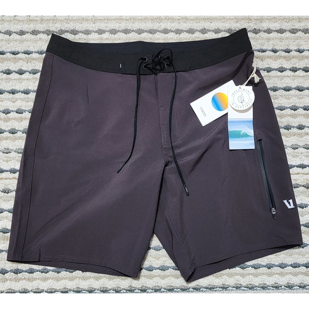 NWT $89 Vuori Infinity Boardshort Rob Machado Collection Sangria Size 30